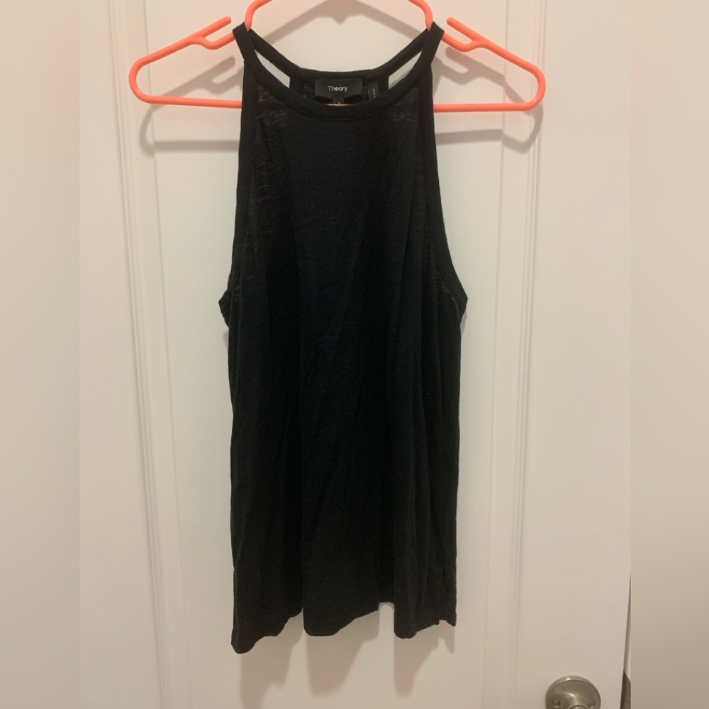 Theory Women's Classic Black Tank Top
